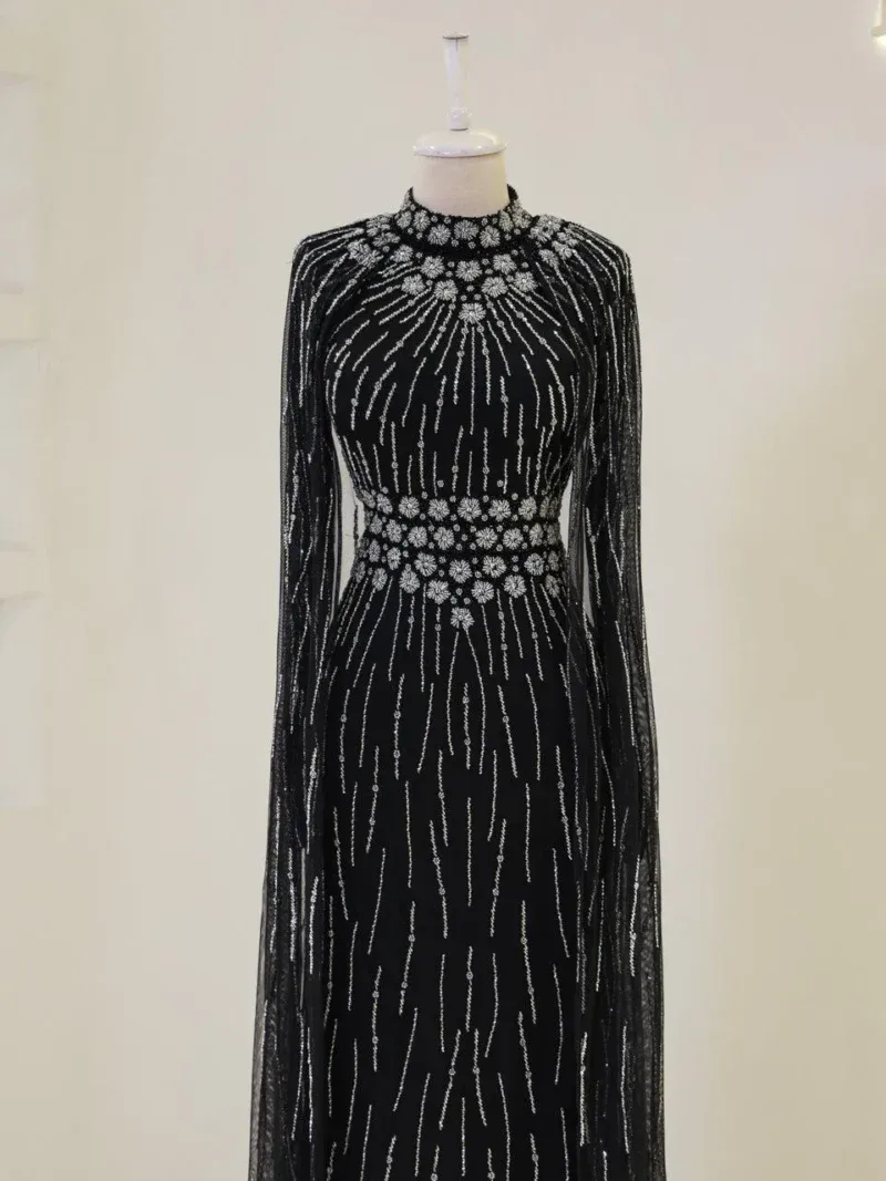 Couture Bukre Modest Evening Dress