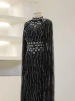 Couture Bukre Modest Evening Dress