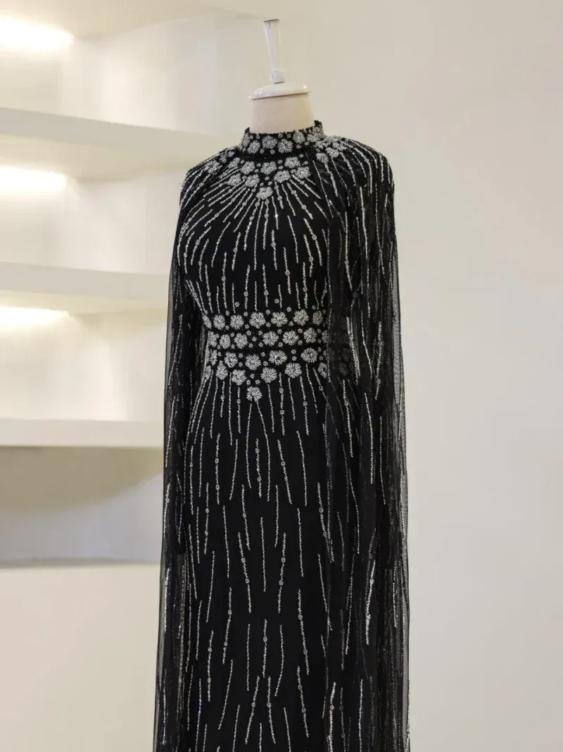 Couture Bukre Modest Evening Dress