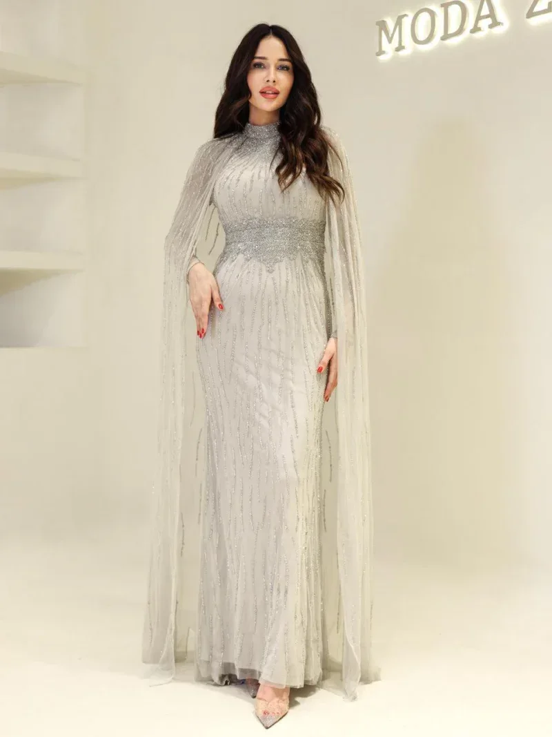 Couture Bukre Modest Evening Dress