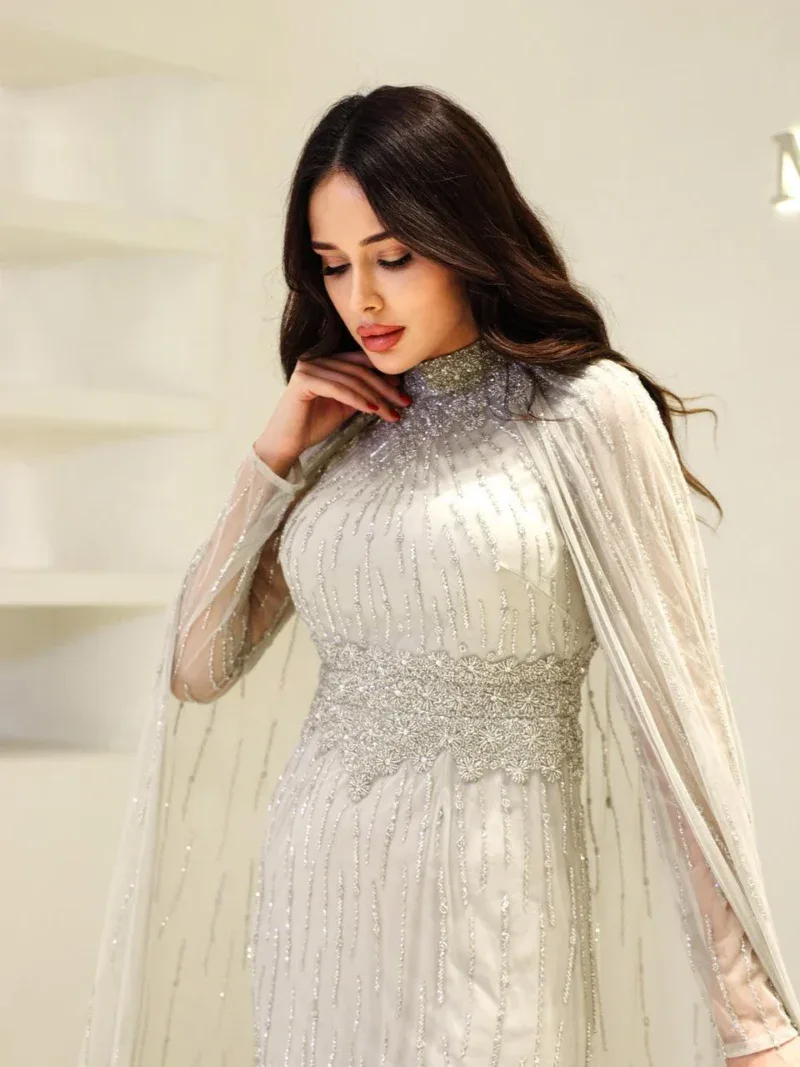 Couture Bukre Modest Evening Dress