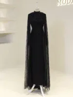 Couture Bukre Modest Evening Dress