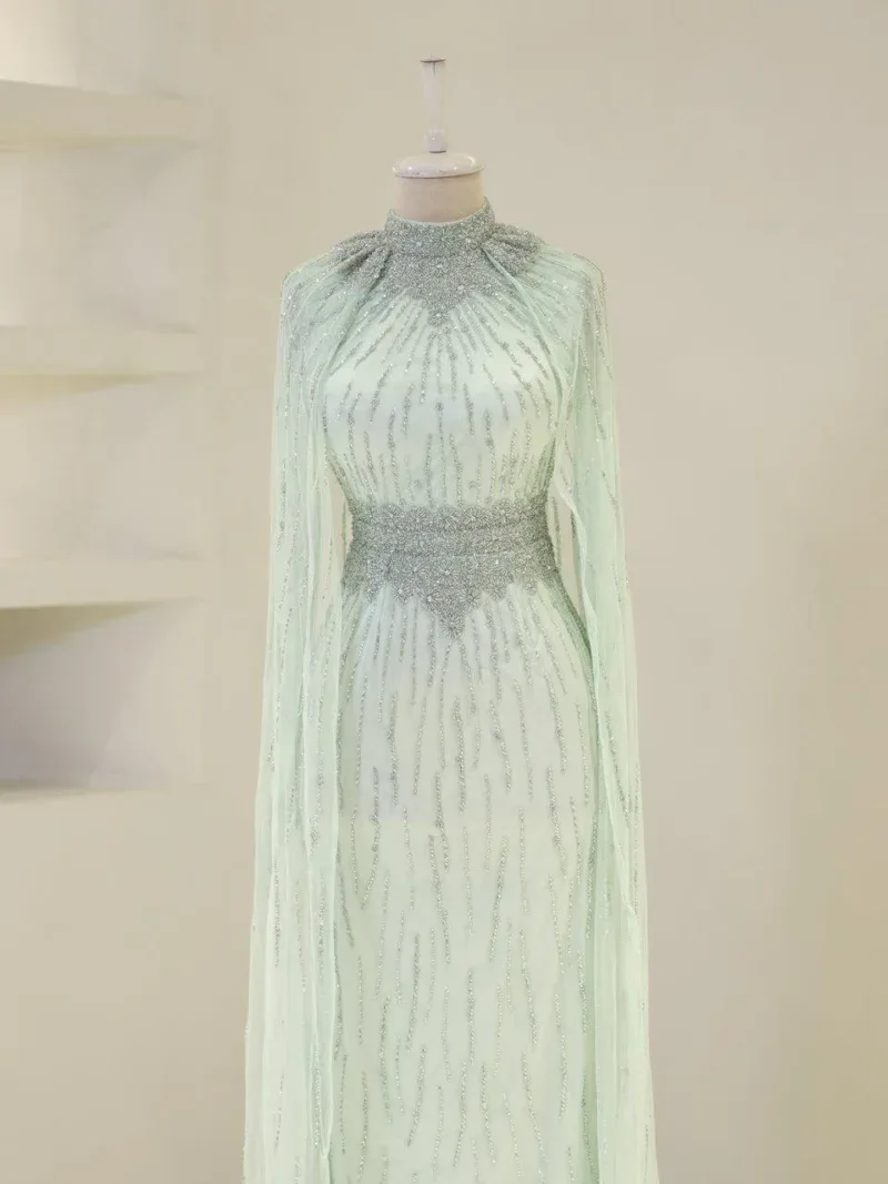 Couture Bukre Modest Evening Dress