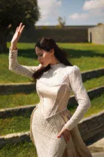 Couture Calina Modest Evening Dress