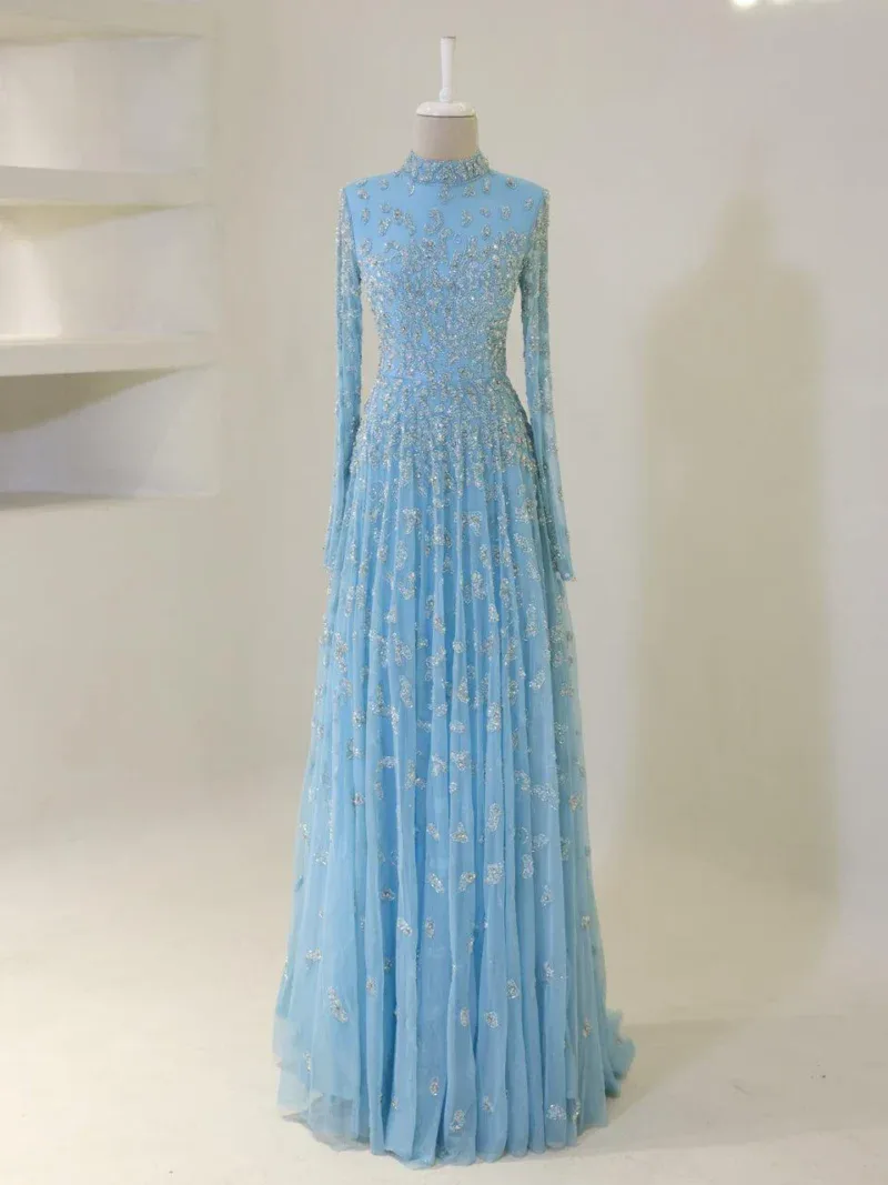 Couture Dakarai Modest Evening Dress
