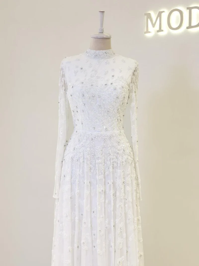 Couture Derel Modest Evening Dress