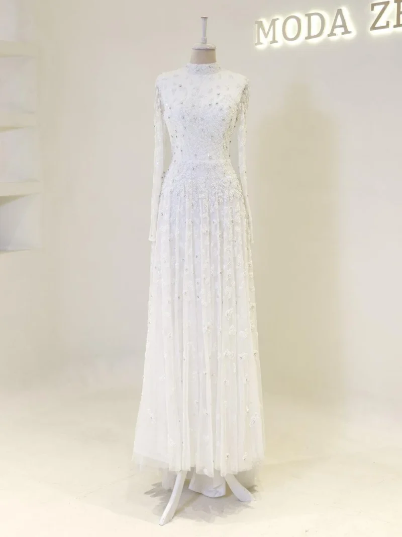 Couture Derel Modest Evening Dress