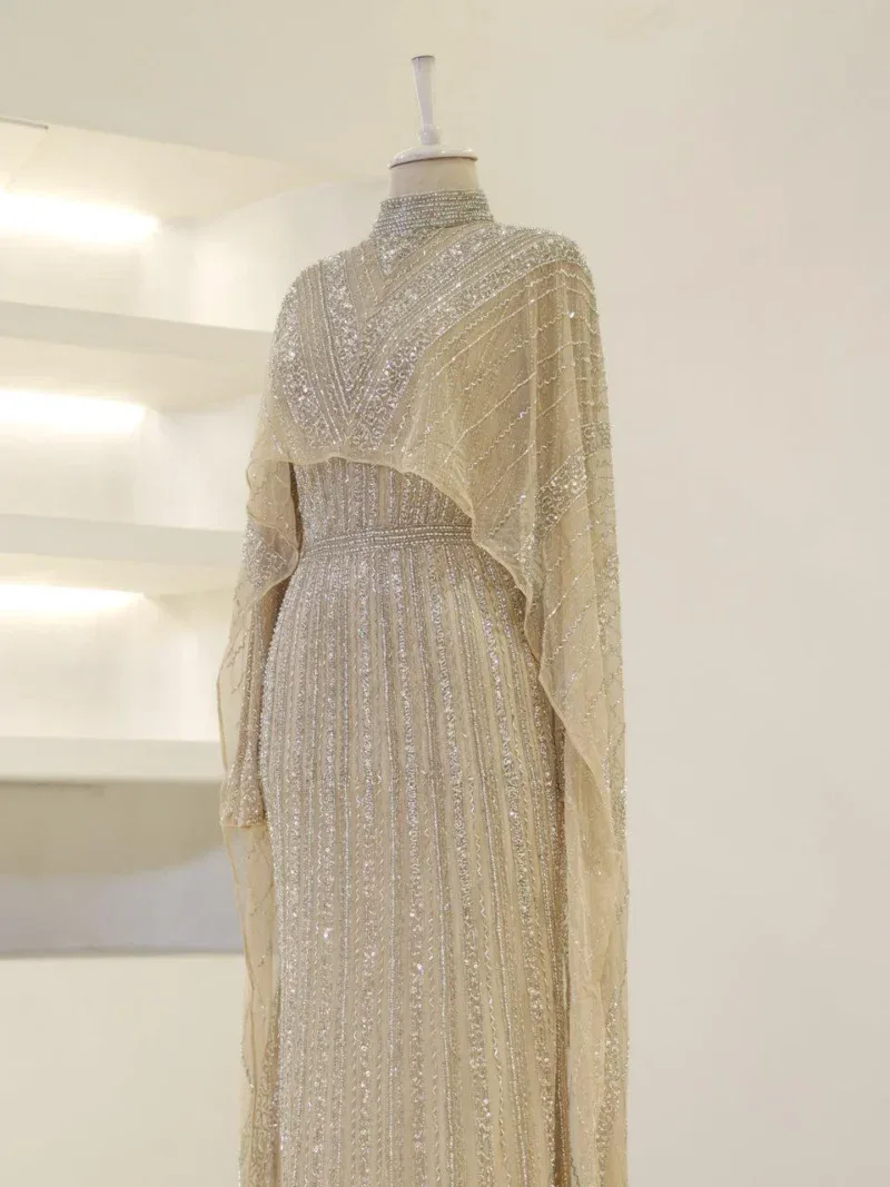 Couture Elaris Modest Evening Dress