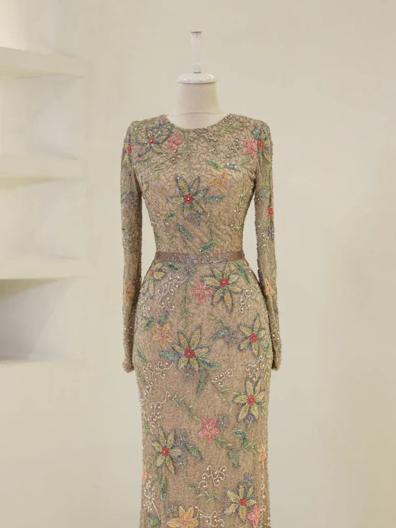 Couture Elina Modest Evening Dress