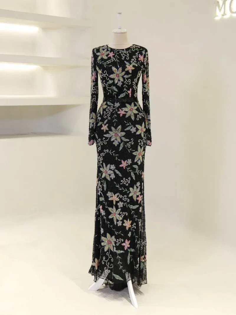 Couture Elina Modest Evening Dress