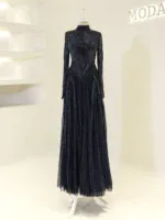 Couture Felora Modest Evening Dress
