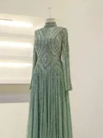 Couture Felora Modest Evening Dress