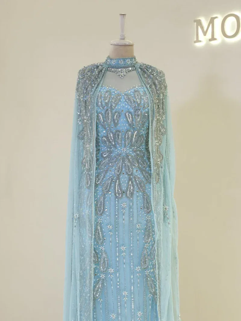 Couture Girona Modest Evening Dress