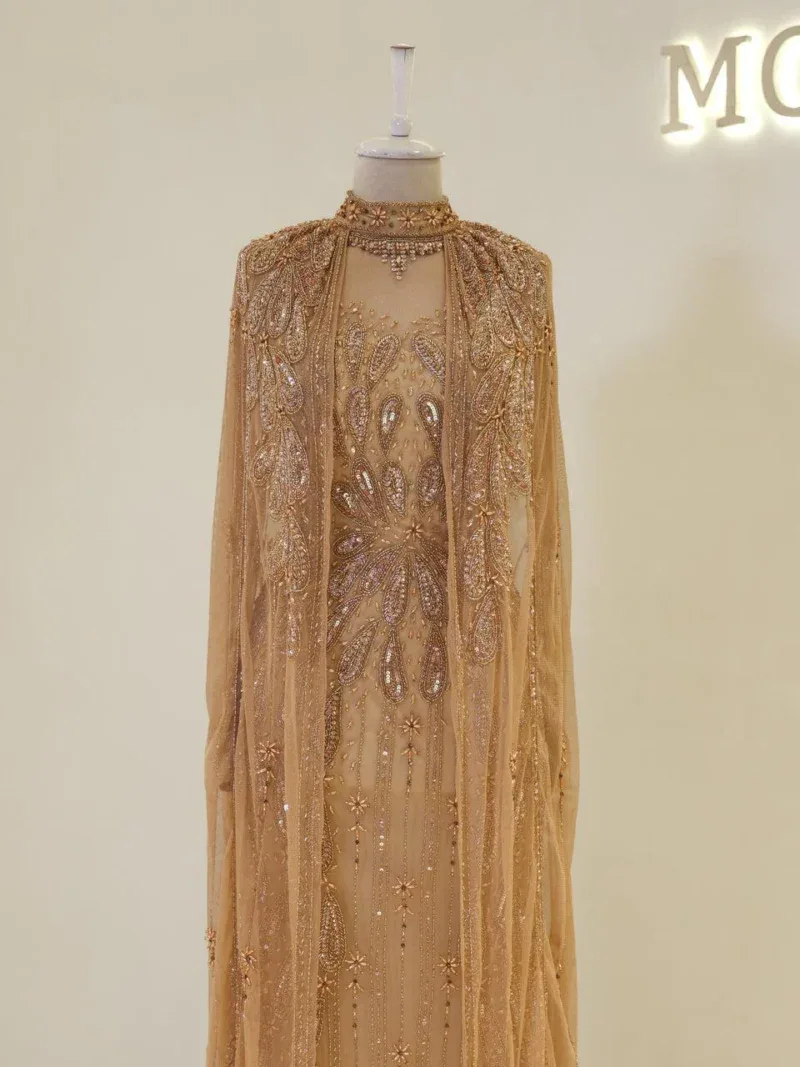 Couture Girona Modest Evening Dress