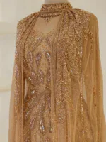 Couture Girona Modest Evening Dress