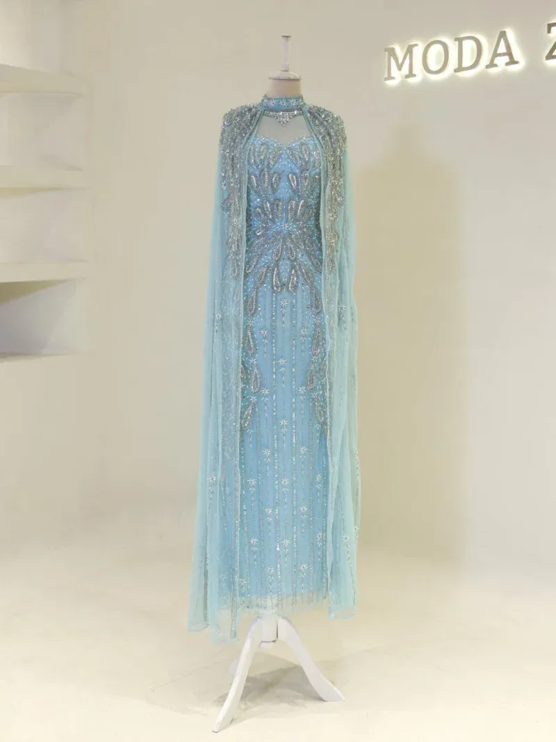 Couture Girona Modest Evening Dress