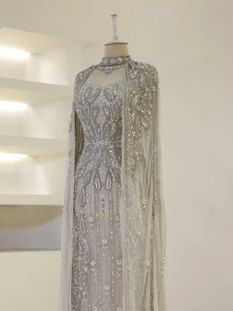 Couture Girona Modest Evening Dress