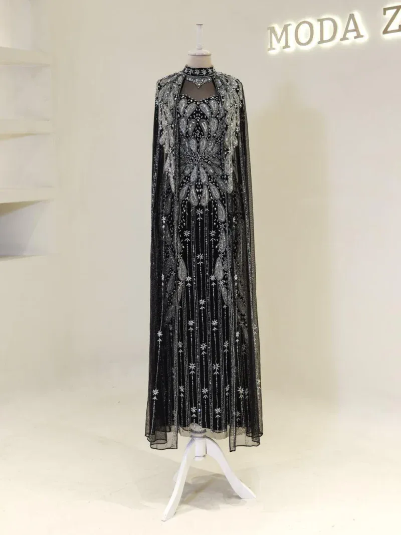 Couture Girona Modest Evening Dress