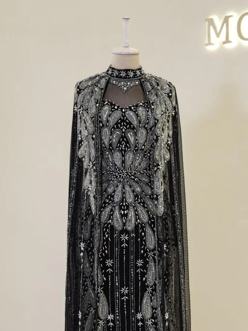 Couture Girona Modest Evening Dress