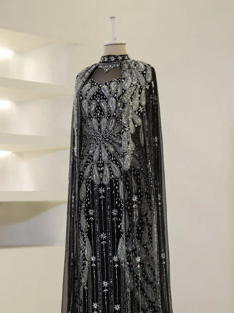 Couture Girona Modest Evening Dress