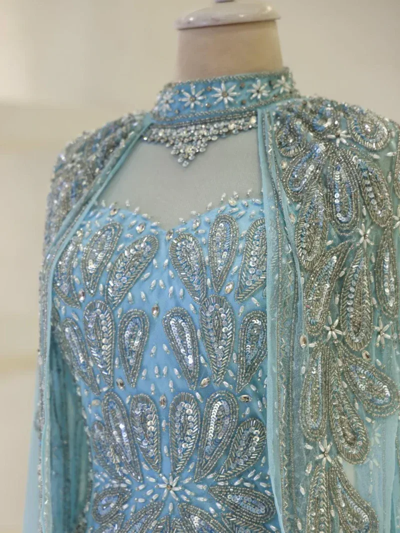 Couture Girona Modest Evening Dress