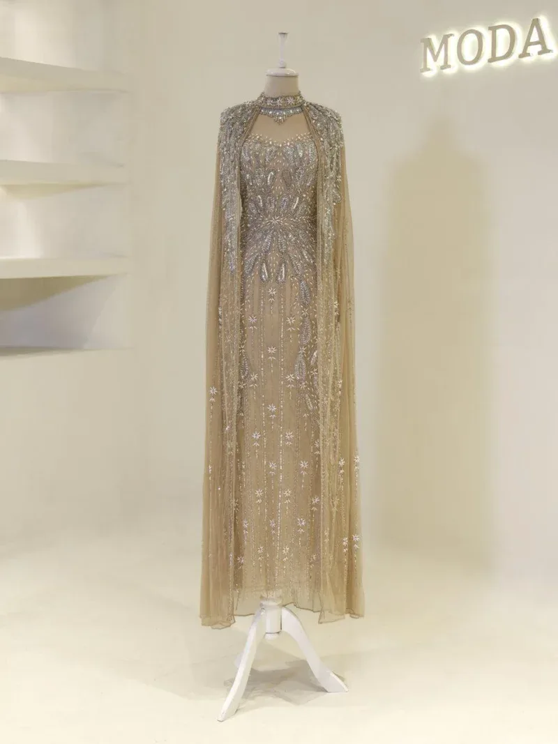 Couture Girona Modest Evening Dress