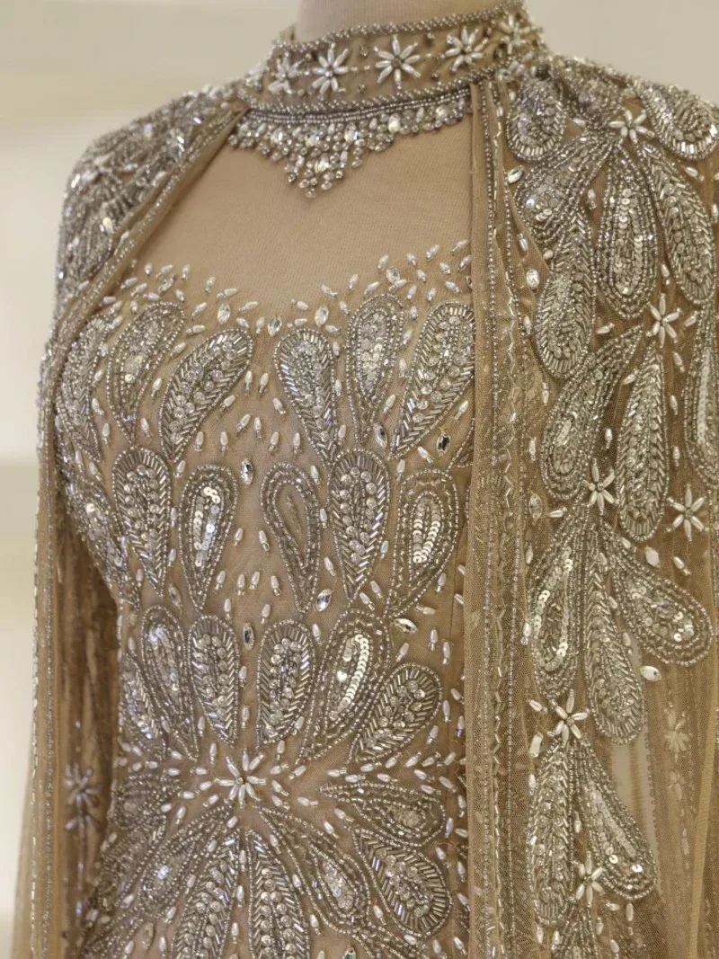 Couture Girona Modest Evening Dress