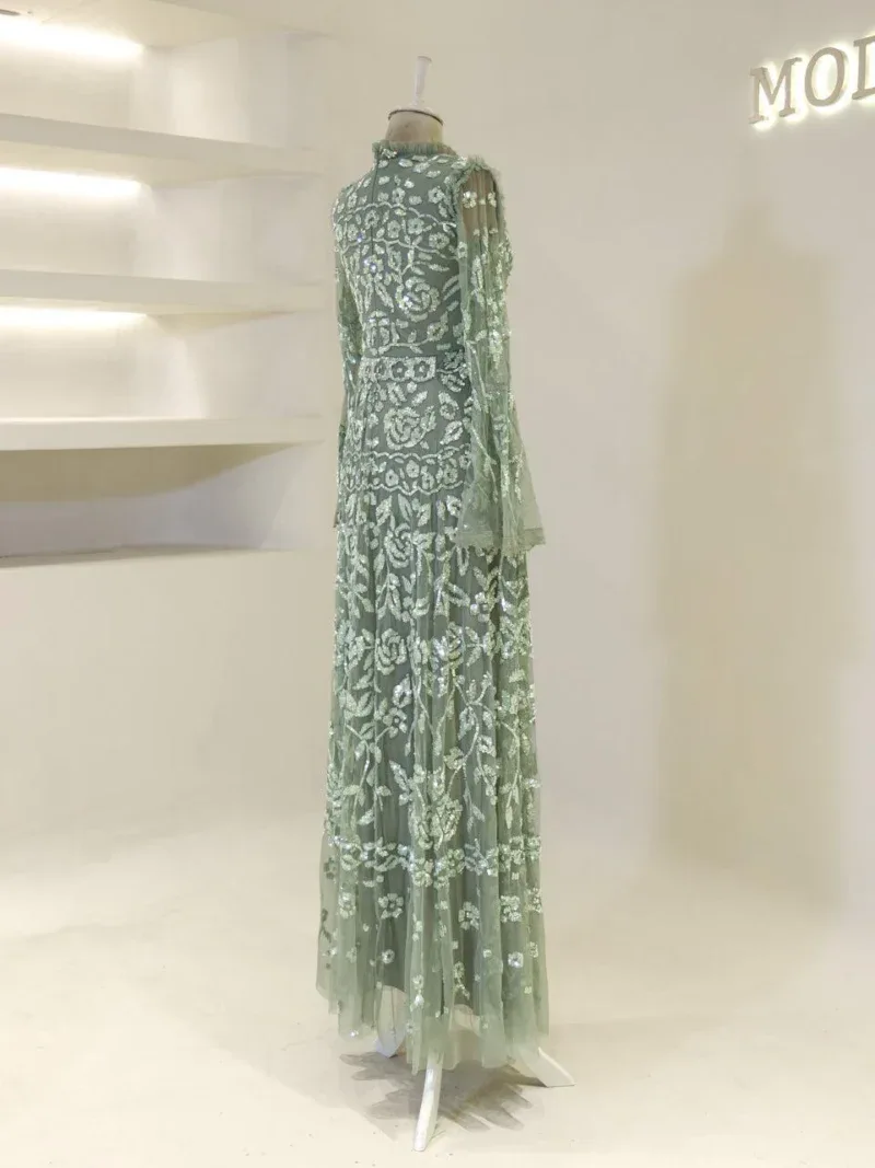 Couture Goldie Modest Evening Dress