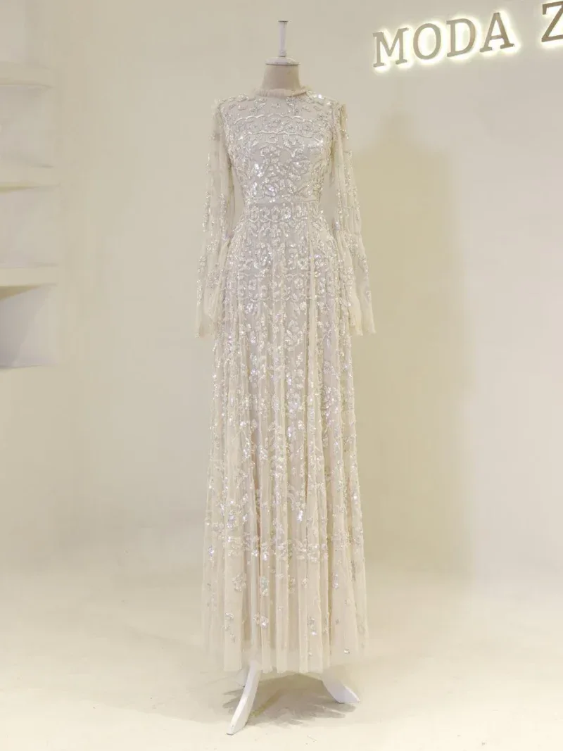 Couture Goldie Modest Evening Dress