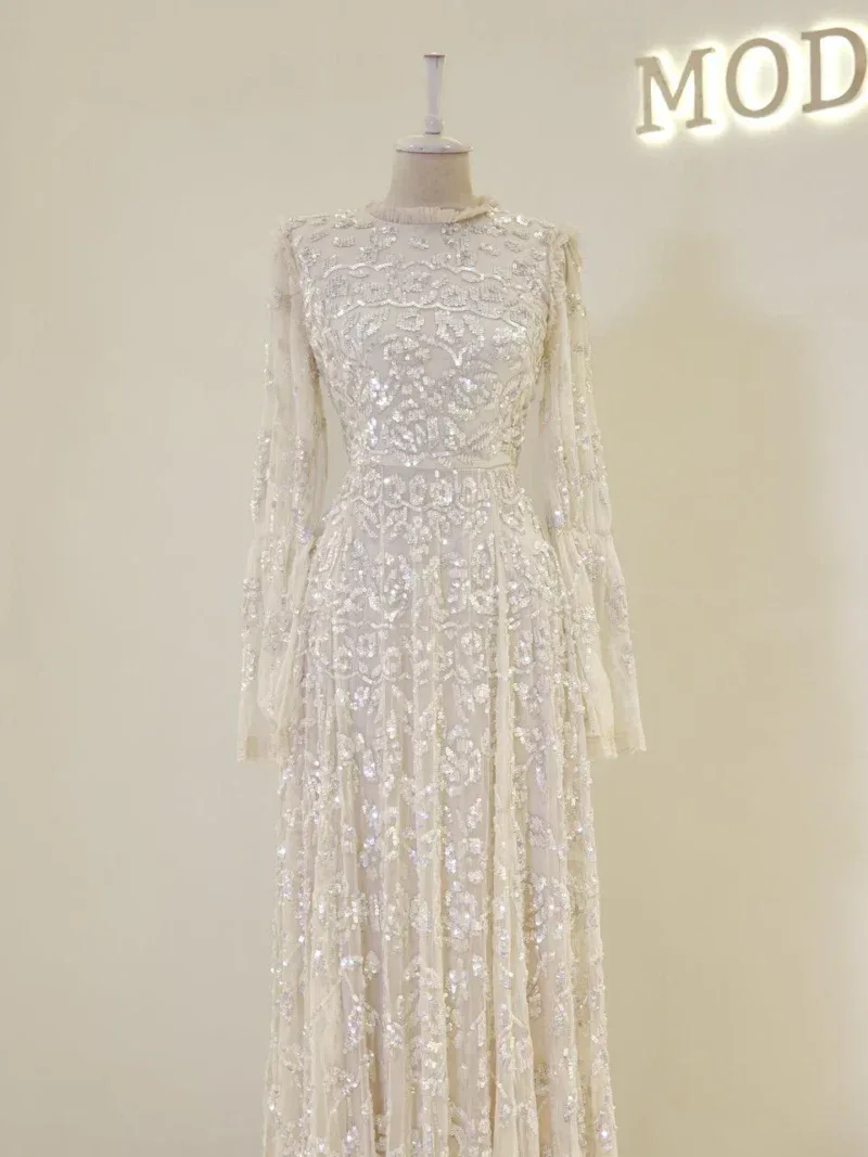 Couture Goldie Modest Evening Dress