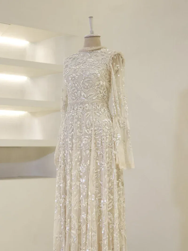 Couture Goldie Modest Evening Dress