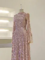 Couture Goldie Modest Evening Dress