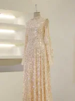 Couture Goldie Modest Evening Dress
