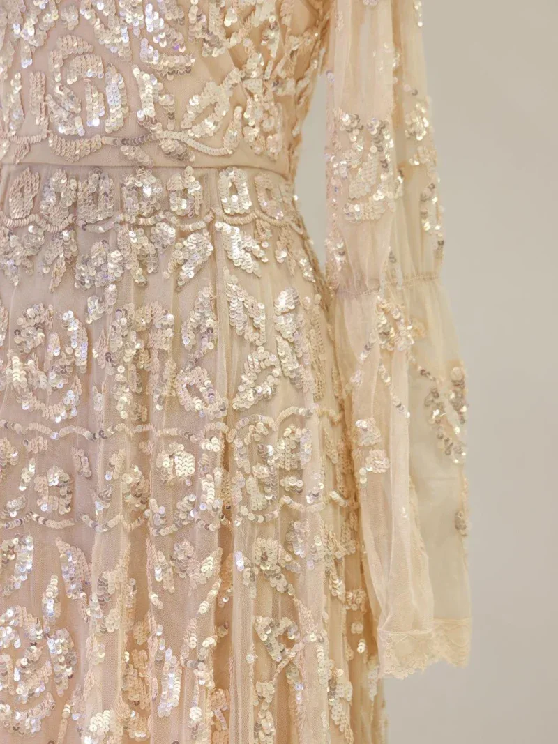 Couture Goldie Modest Evening Dress