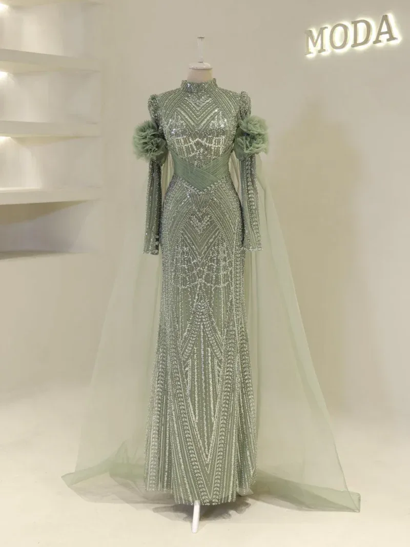 Couture Hürrem Modest Evening Dress