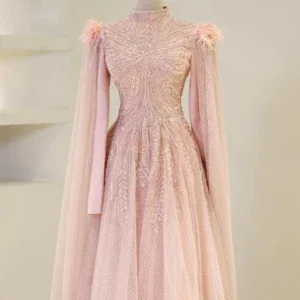 Couture Juliet Modest Evening Dress