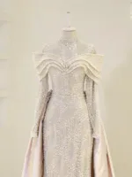 Couture Ladin Modest Evening Dress