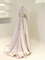 Couture Ladin Modest Evening Dress