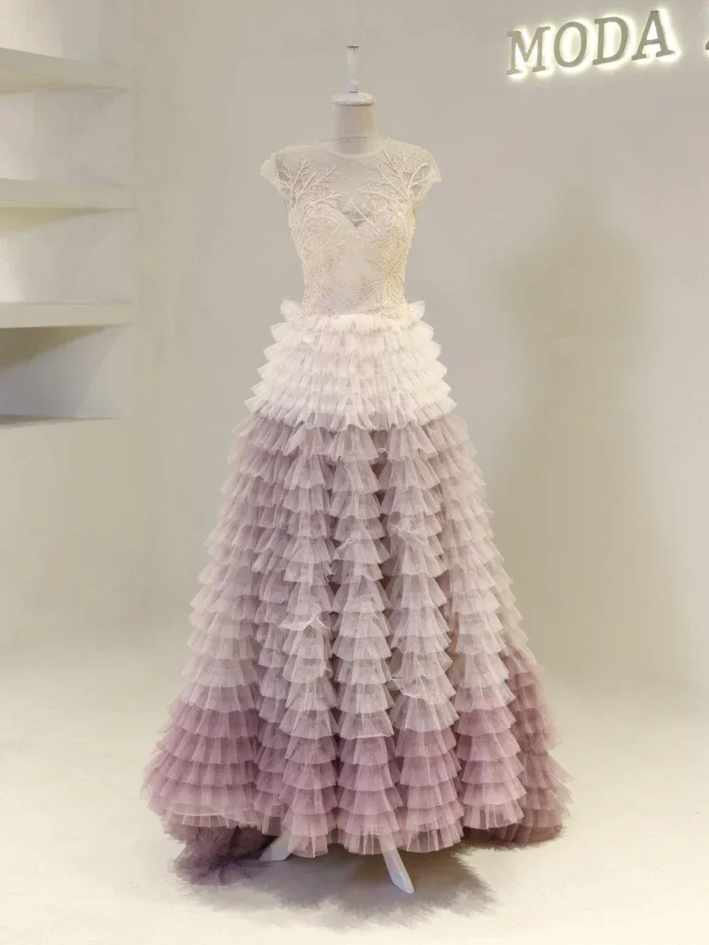 Couture Manolya Modest Evening Dress