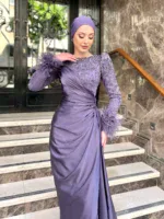 Couture Mathilda Modest Evening Dress