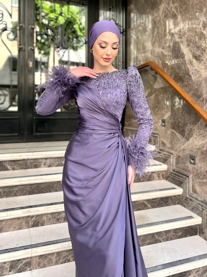 Couture Mathilda Modest Evening Dress