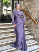 Couture Mathilda Modest Evening Dress