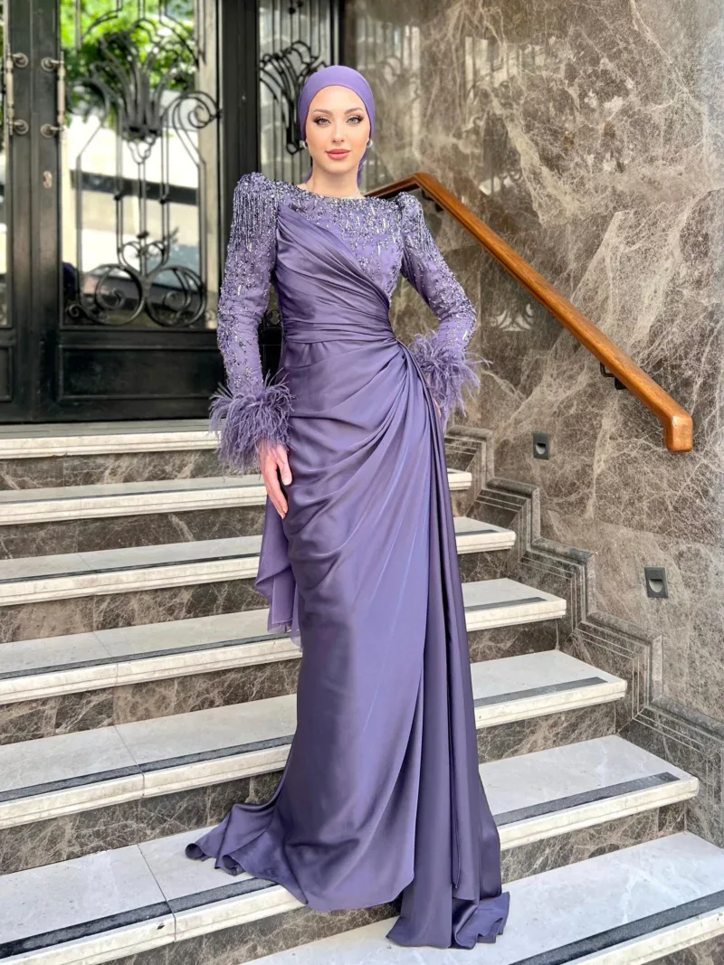 Couture Mathilda Modest Evening Dress