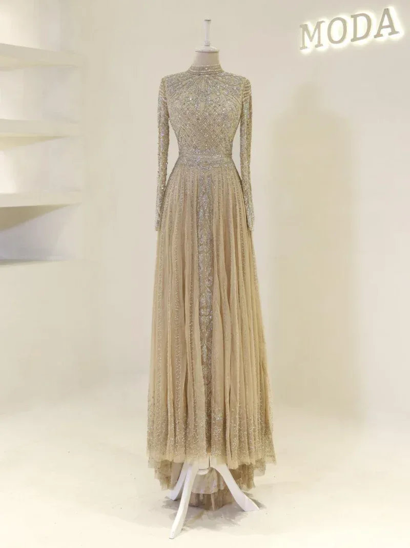 Couture Melina Modest Evening Dress