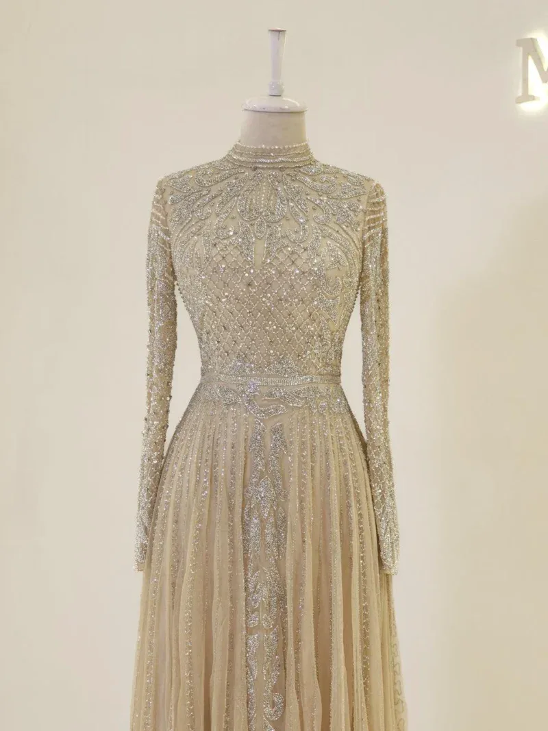 Couture Melina Modest Evening Dress