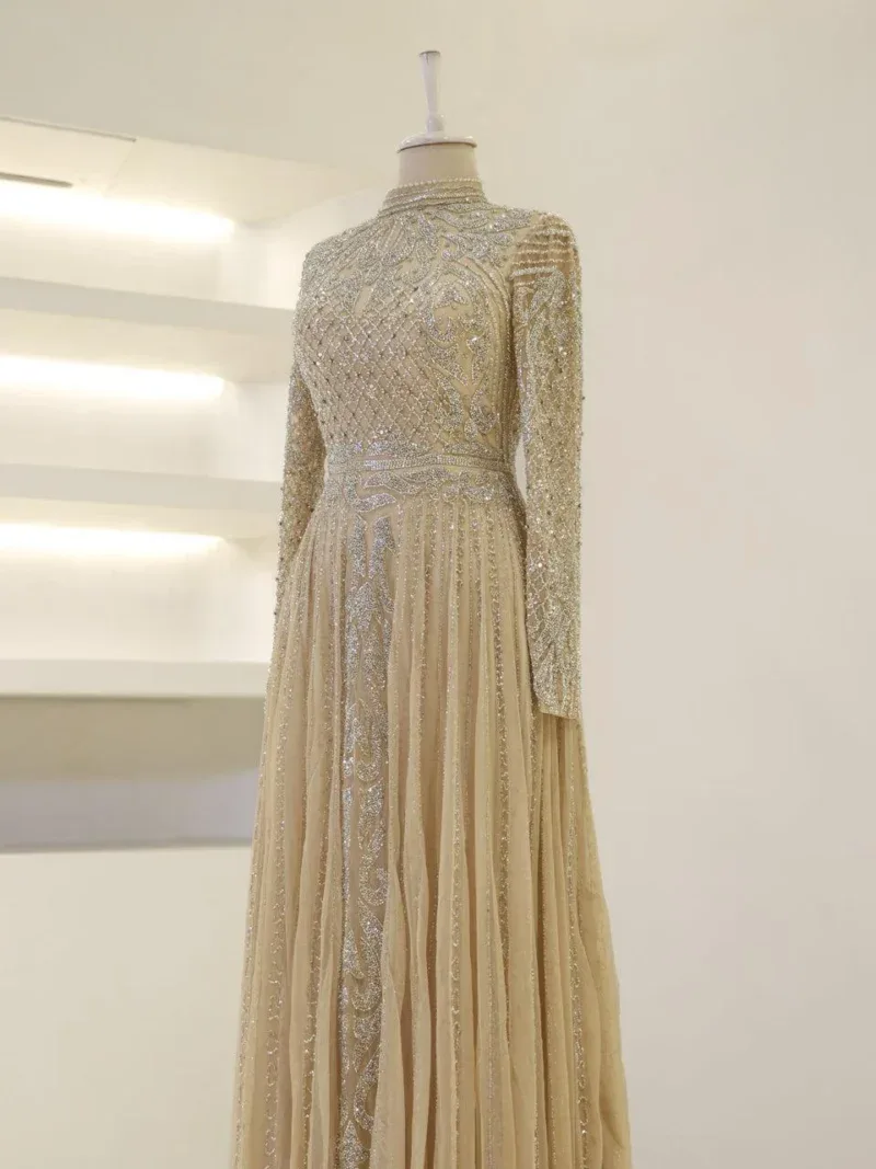 Couture Melina Modest Evening Dress