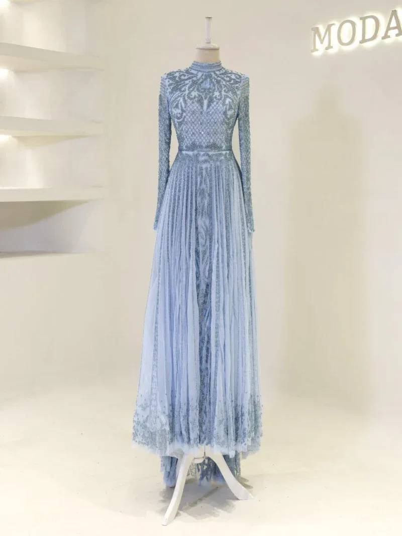 Couture Melina Modest Evening Dress