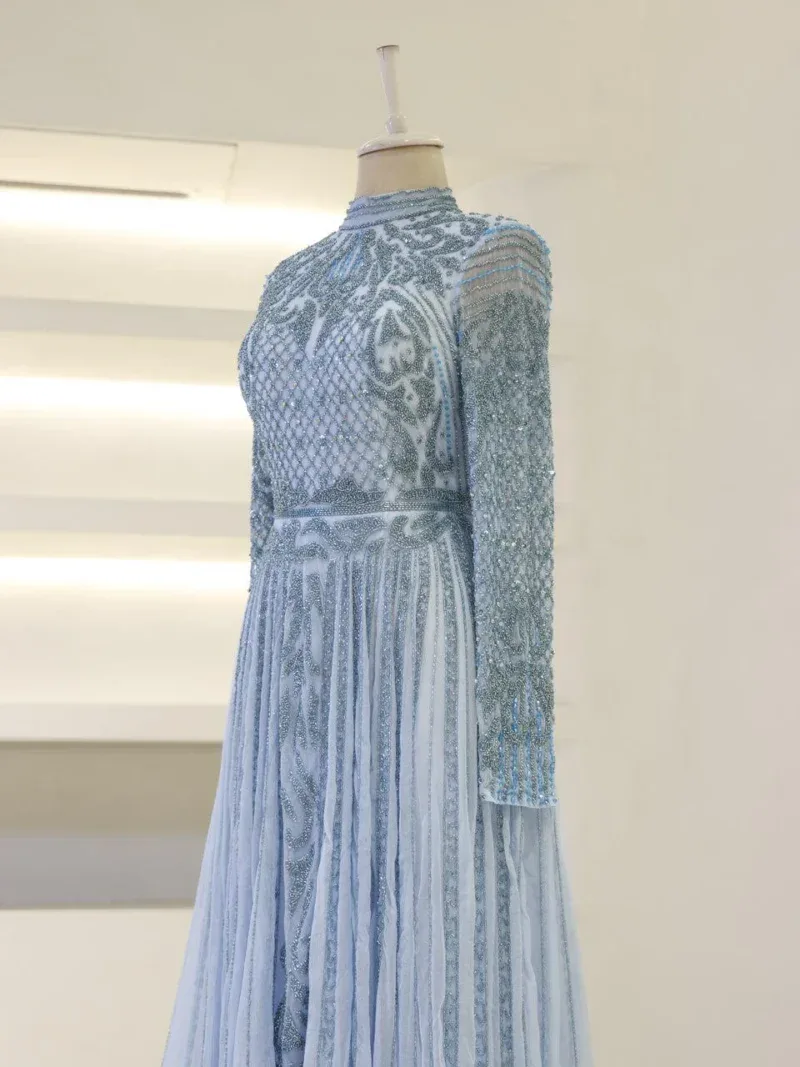 Couture Melina Modest Evening Dress