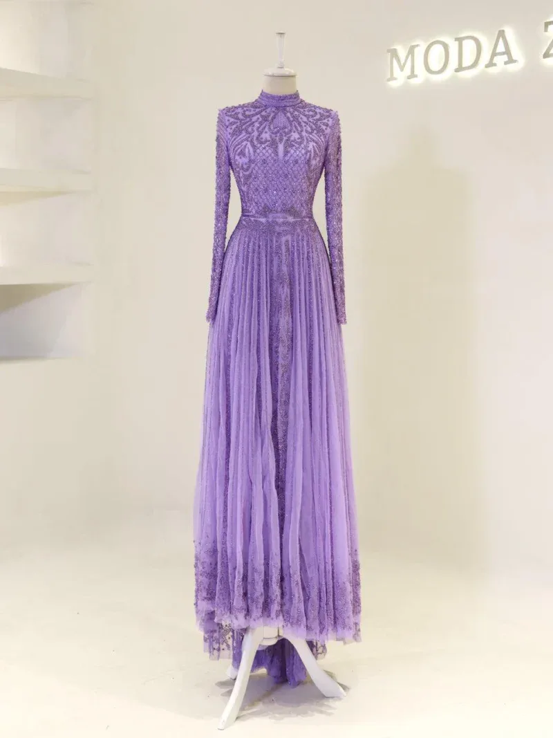 Couture Melina Modest Evening Dress