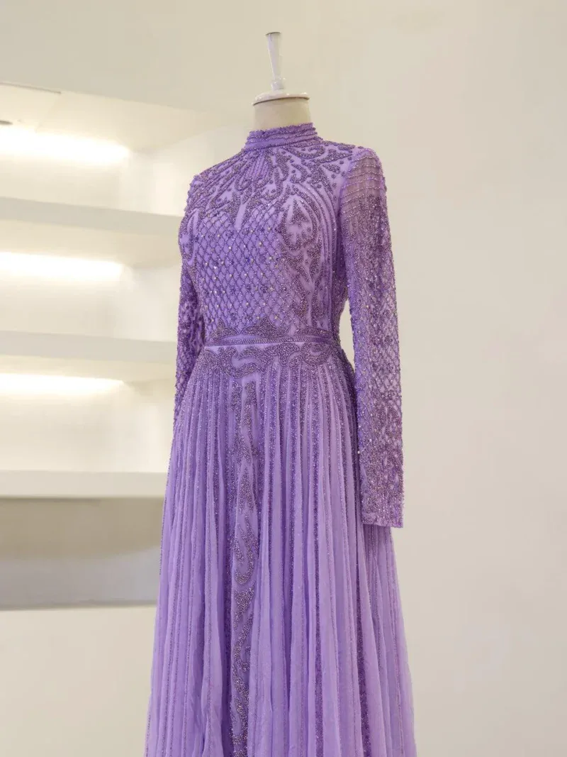 Couture Melina Modest Evening Dress